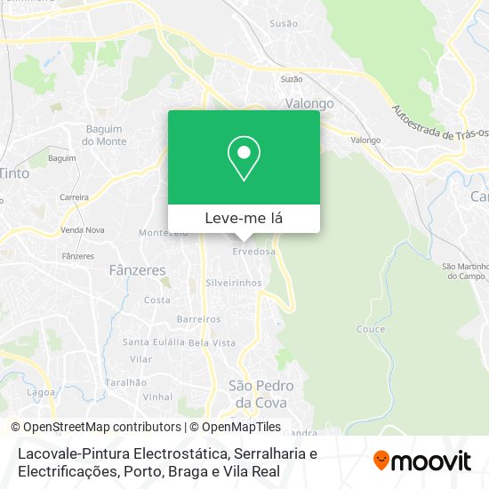 Lacovale-Pintura Electrostática, Serralharia e Electrificações mapa