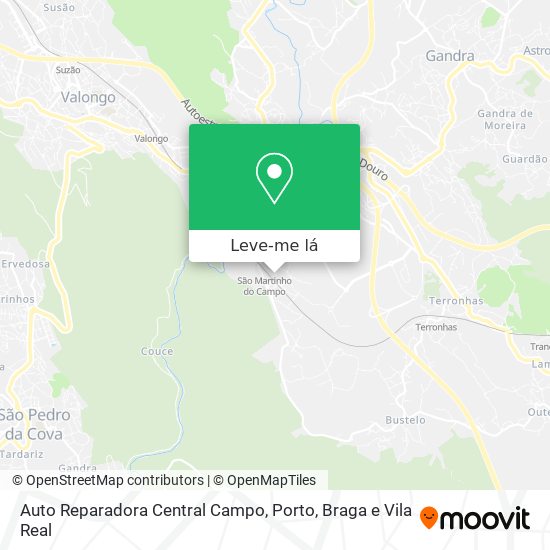 Auto Reparadora Central Campo mapa