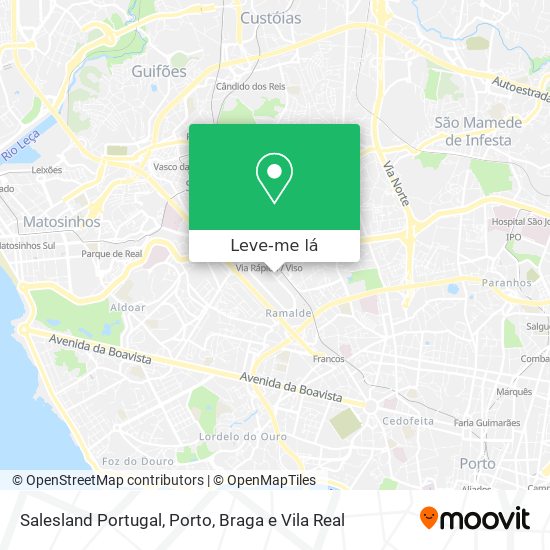 Salesland Portugal mapa