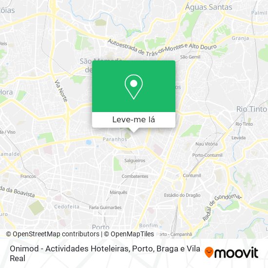 Onimod - Actividades Hoteleiras mapa