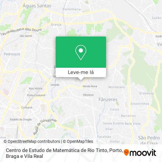 Centro de Estudo de Matemática de Rio Tinto mapa