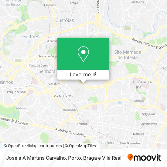 José a A Martins Carvalho mapa