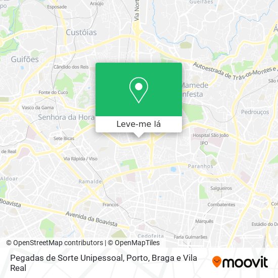 Pegadas de Sorte Unipessoal mapa