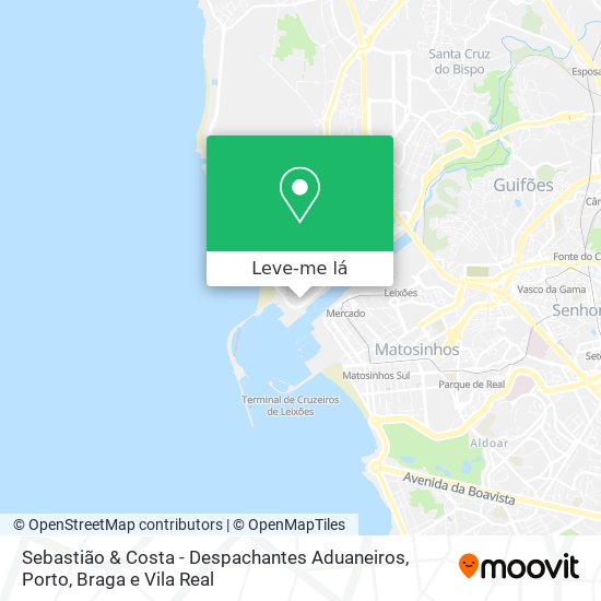 Sebastião & Costa - Despachantes Aduaneiros mapa