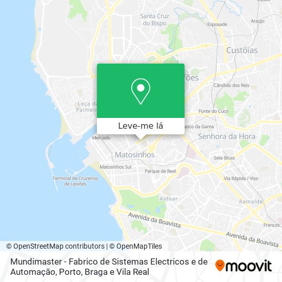 Mundimaster - Fabrico de Sistemas Electricos e de Automação mapa