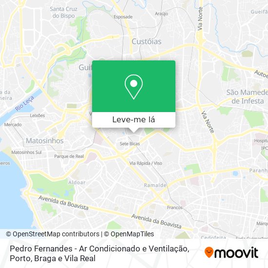 Pedro Fernandes - Ar Condicionado e Ventilação mapa