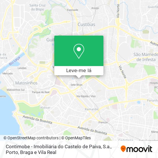 Contimobe - Imobiliária do Castelo de Paiva, S.a. mapa