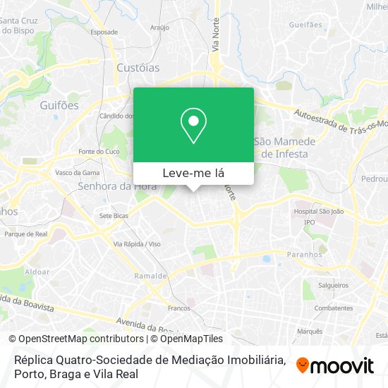 Réplica Quatro-Sociedade de Mediação Imobiliária mapa