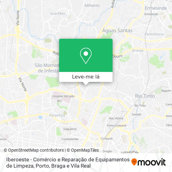 Iberoeste - Comércio e Reparação de Equipamentos de Limpeza mapa