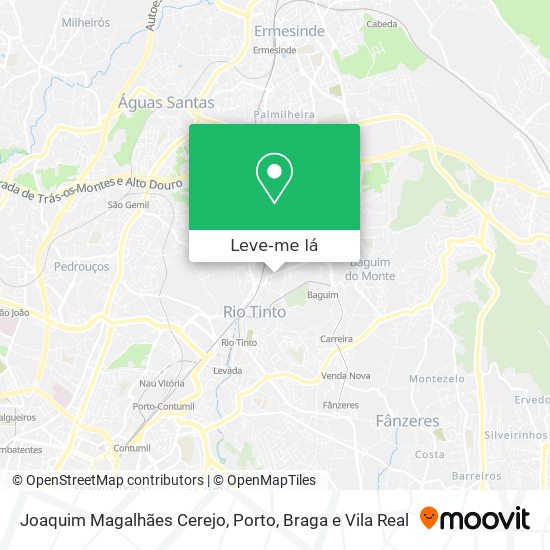 Joaquim Magalhães Cerejo mapa