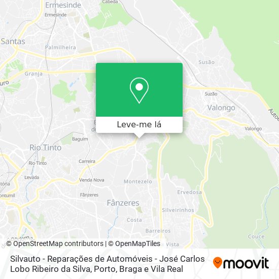 Silvauto - Reparações de Automóveis - José Carlos Lobo Ribeiro da Silva mapa