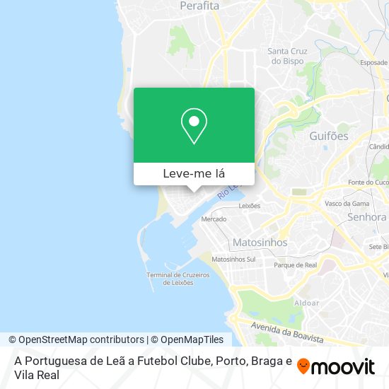 A Portuguesa de Leã a Futebol Clube mapa