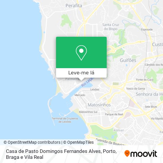 Casa de Pasto Domingos Fernandes Alves mapa