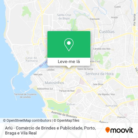 Arlú - Comércio de Brindes e Publicidade mapa