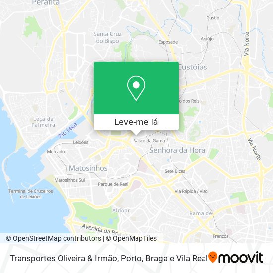 Transportes Oliveira & Irmão mapa