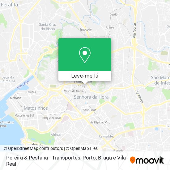 Pereira & Pestana - Transportes mapa