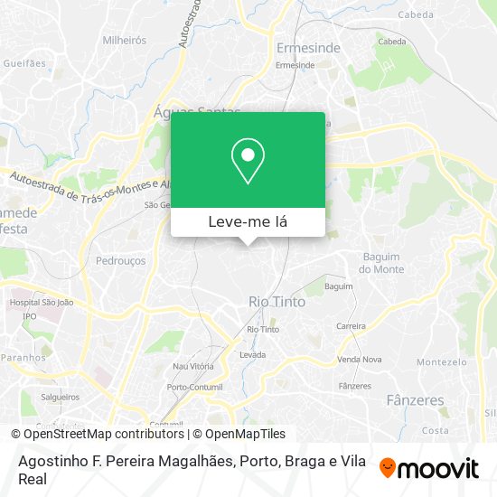 Agostinho F. Pereira Magalhães mapa