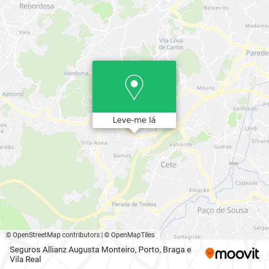 Seguros Allianz Augusta Monteiro mapa