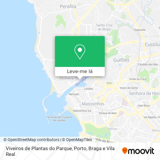 Viveiros de Plantas do Parque mapa