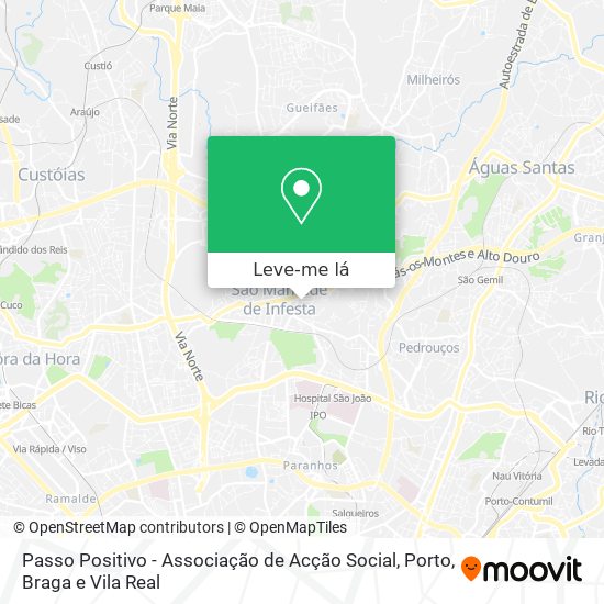 Passo Positivo - Associação de Acção Social mapa
