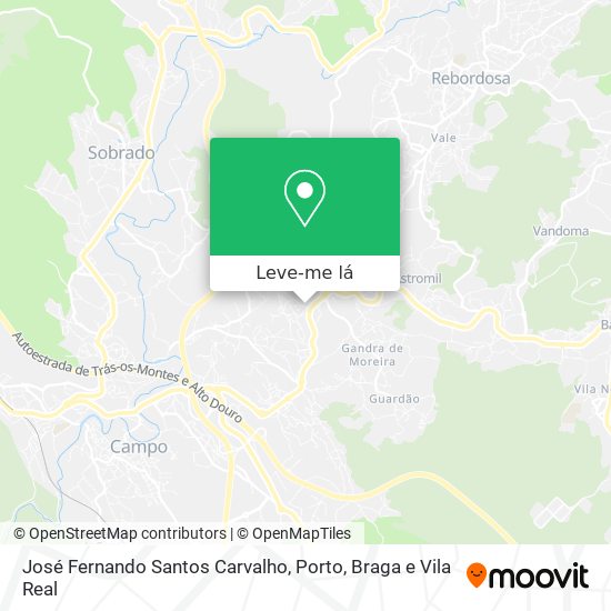 José Fernando Santos Carvalho mapa