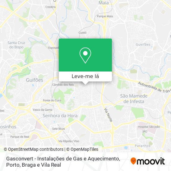 Gasconvert - Instalações de Gas e Aquecimento mapa