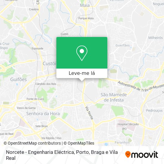 Norcete - Engenharia Eléctrica mapa