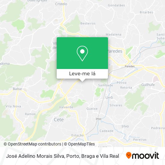 José Adelino Morais Silva mapa