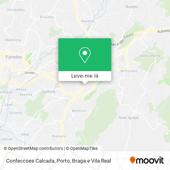 Confeccoes Calcada mapa