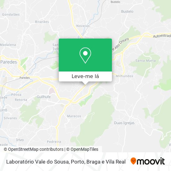Laboratório Vale do Sousa mapa