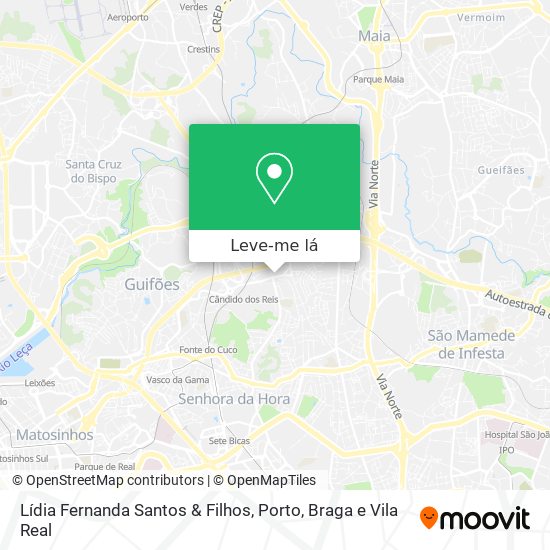 Lídia Fernanda Santos & Filhos mapa