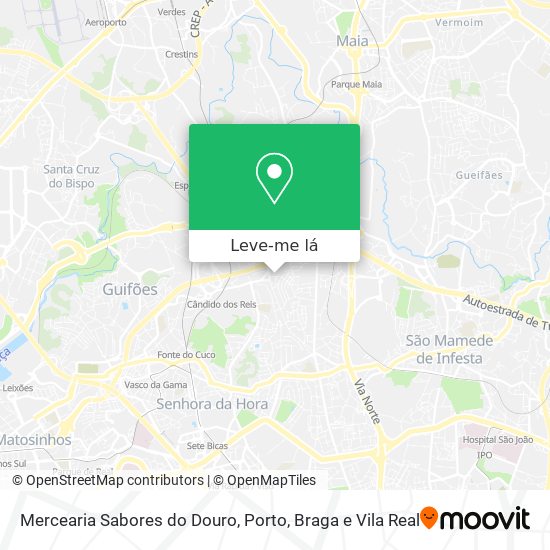 Mercearia Sabores do Douro mapa