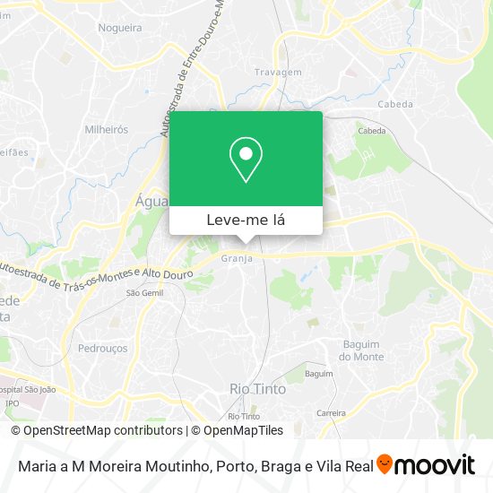 Maria a M Moreira Moutinho mapa