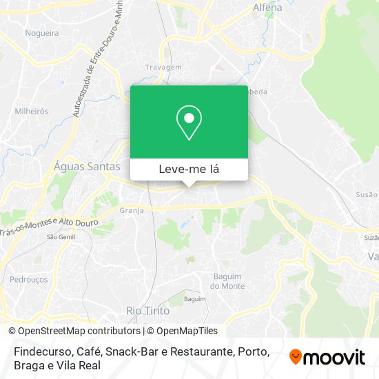 Findecurso, Café, Snack-Bar e Restaurante mapa