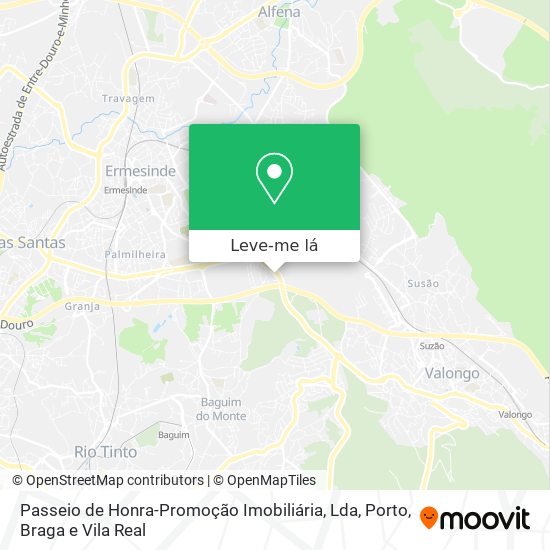 Passeio de Honra-Promoção Imobiliária, Lda mapa