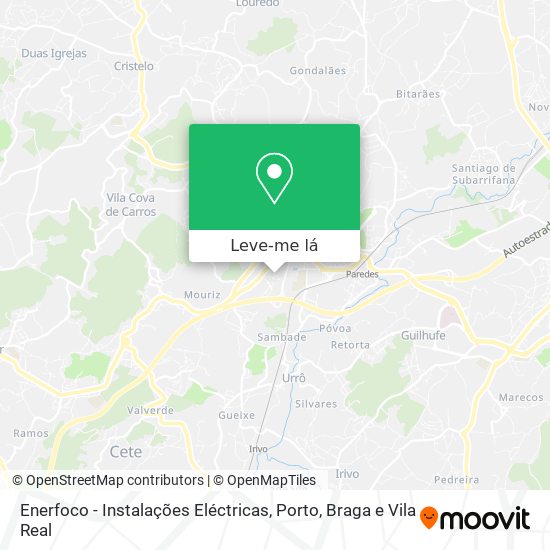 Enerfoco - Instalações Eléctricas mapa