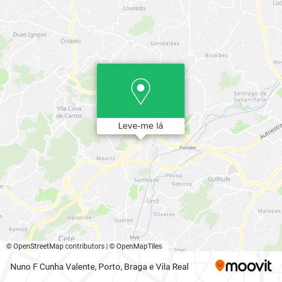 Nuno F Cunha Valente mapa