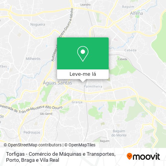 Torfigas - Comércio de Máquinas e Transportes mapa