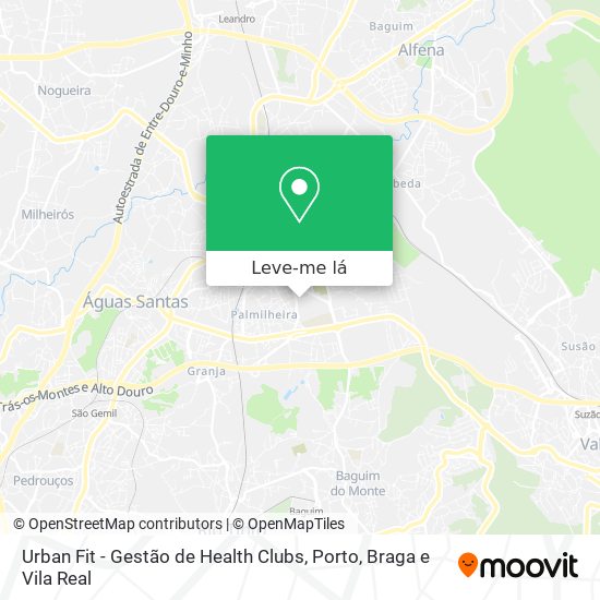 Urban Fit - Gestão de Health Clubs mapa
