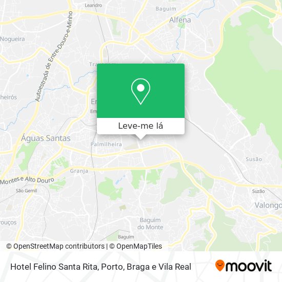 Hotel Felino Santa Rita mapa