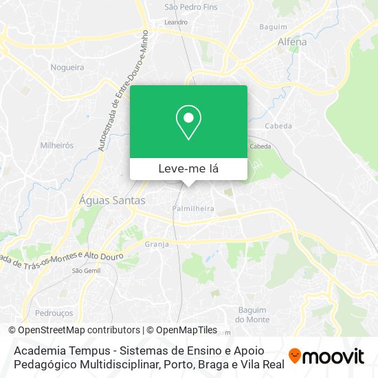 Academia Tempus - Sistemas de Ensino e Apoio Pedagógico Multidisciplinar mapa