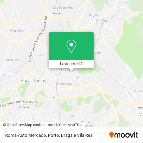 Romá-Auto Mercado mapa