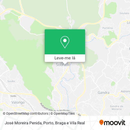 José Moreira Penida mapa