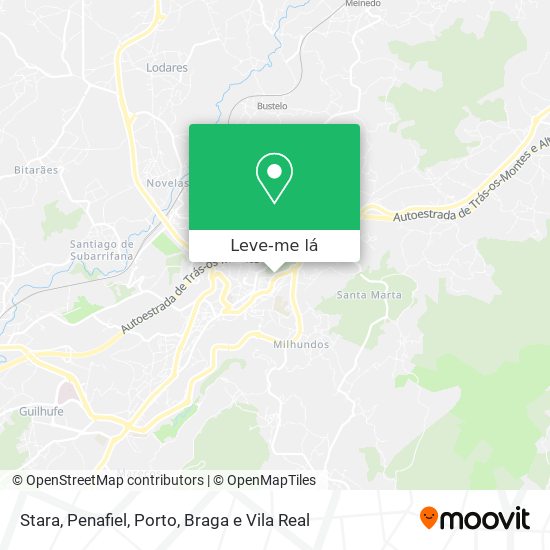 Stara, Penafiel mapa