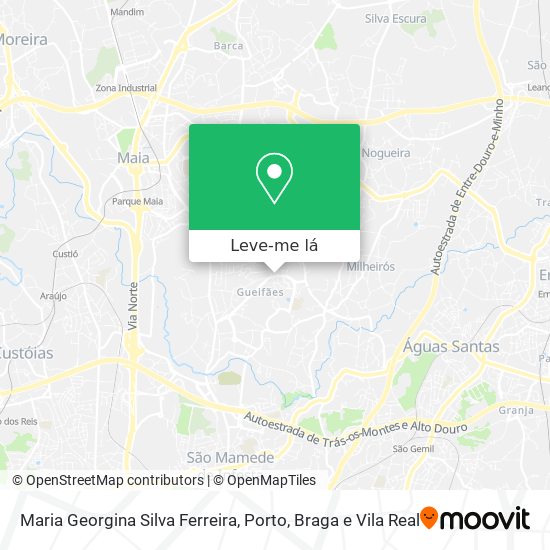 Maria Georgina Silva Ferreira mapa