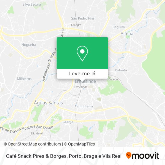Café Snack Pires & Borges mapa