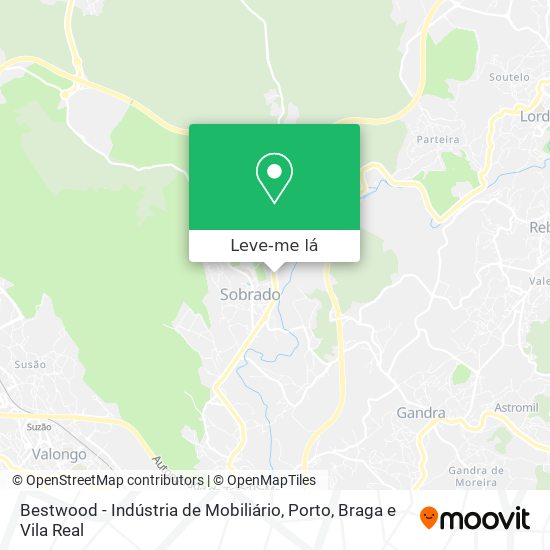 Bestwood - Indústria de Mobiliário mapa