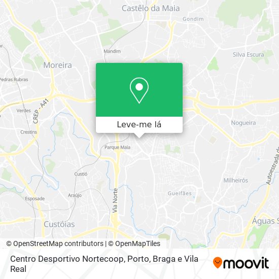 Centro Desportivo Nortecoop mapa