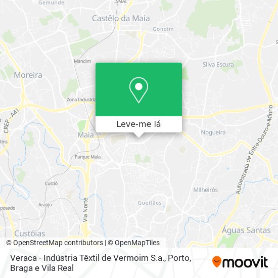 Veraca - Indústria Têxtil de Vermoim S.a. mapa