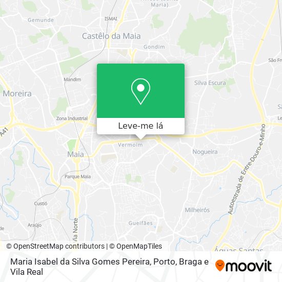 Maria Isabel da Silva Gomes Pereira mapa